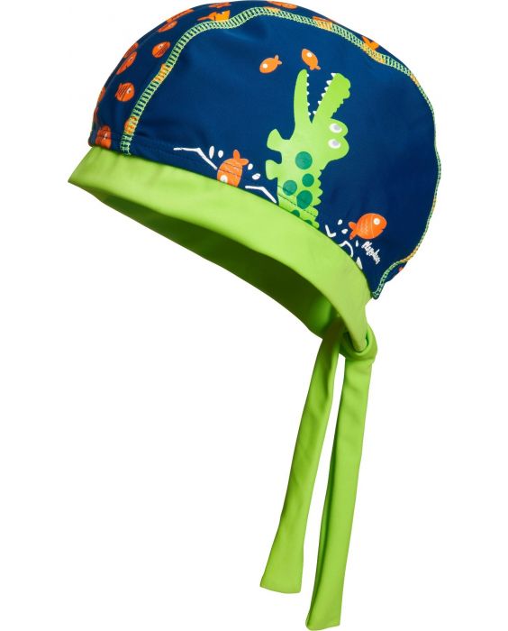 Playshoes - UV-zwembandana voor jongens - Krokodil - Blauw / groen