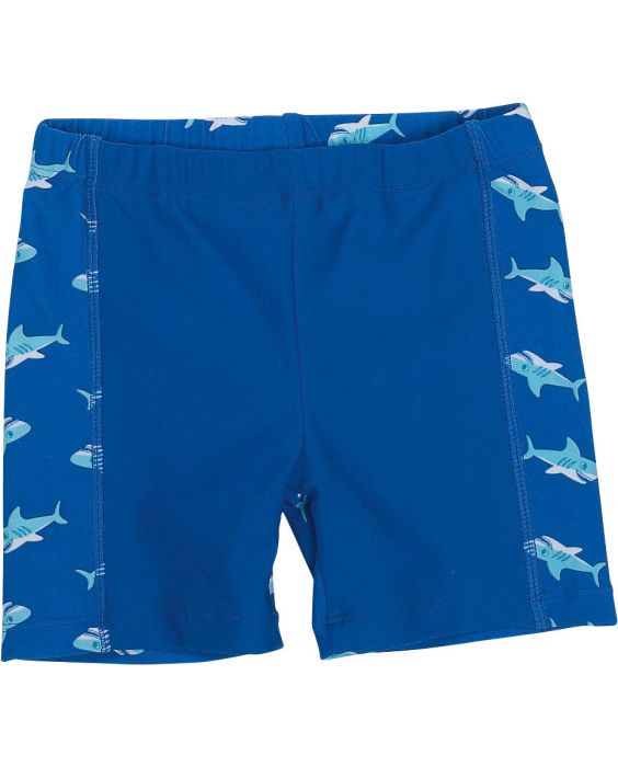 Playshoes - UV-zwemshort voor jongens - Haai - Blauw