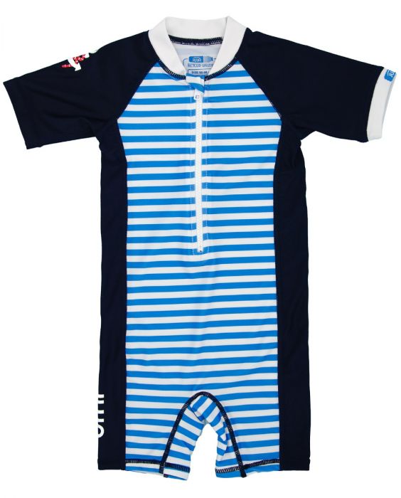 JUJA - UV Zwempak voor baby's - korte mouwen - Captain - Blauw