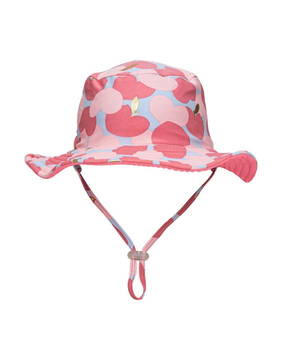 Snapper Rock - UV Omkeerbare bucket hat voor kinderen - Apple Love