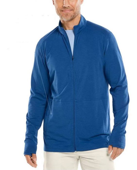 Coolibar - UV-jas voor heren - Sonara - Rivierblauw