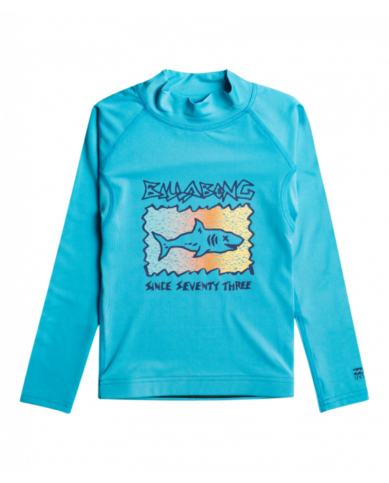 Billabong - UV-Lycra met lange mouwen voor jongens - Sharky - UPF50+ - Blauw