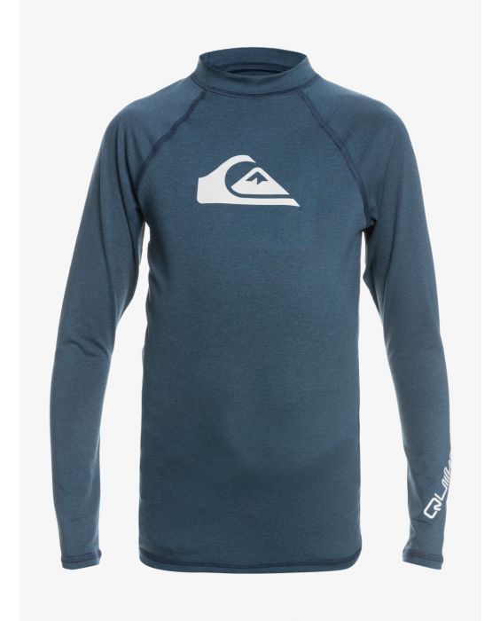 Quiksilver - UV Surf T-shirt voor jongens - All Time Lange mouw - UPF50 - Navy Blazer - Blauw