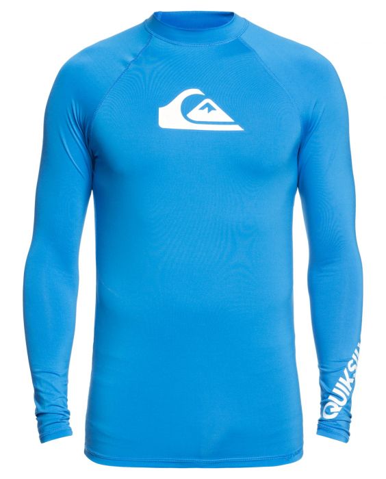 Quiksilver - UV-zwemshirt voor heren - Longsleeve - All Time - Helderblauw