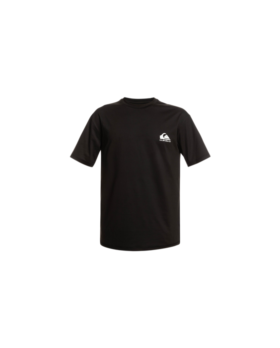 Quiksilver - UV-Zwemshirt met korte mouwen voor mannen - Logo - Zwart
