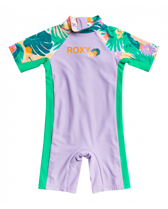 Roxy - UV Zwempak voor meisjes - Paradisiac Island - 3/4 mouw - UPF50 - Mint Tropical Trails