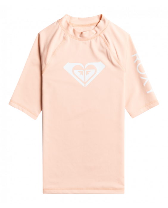 Roxy - UV Rashguard voor meisjes - Whole Hearted - Korte mouw - UPF50 - Tropical Peach
