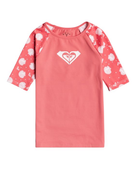 Roxy - UV Zwemshirt voor jonge meisjes - Shella - Desert Rose
