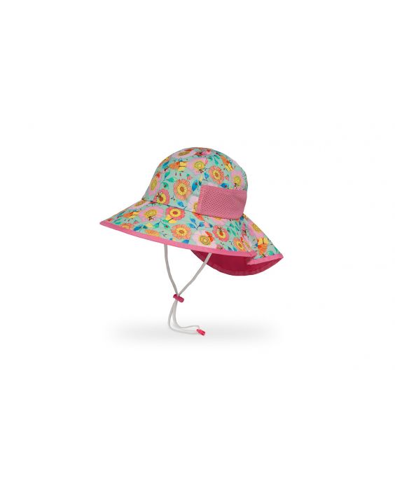 Sunday Afternoons - UV Play hoed met nekcape voor kinderen - Kids' Outdoor - Bloemen
