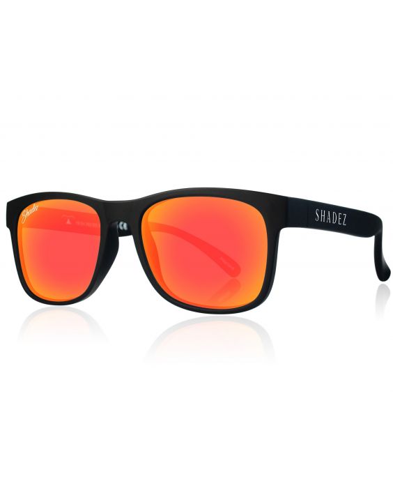 Shadez - gepolariseerde UV-Zonnebril voor kinderen - VIP - Zwart/Rood