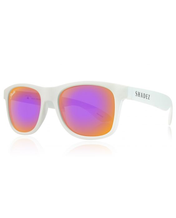 Shadez - gepolariseerde UV-Zonnebril voor volwassenen - Wit/Paars