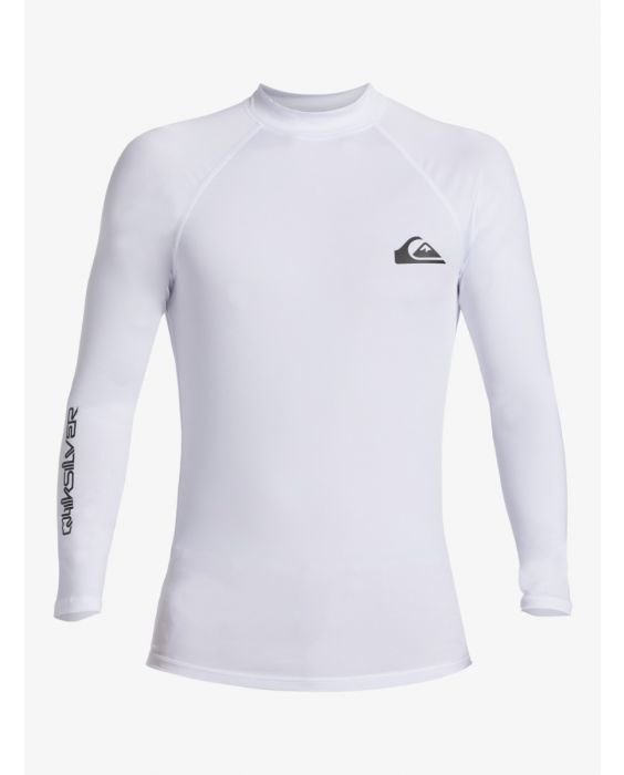 Quiksilver - UV-surf T-shirt voor heren - Everyday - Lange mouw - UPF50+ - Wit