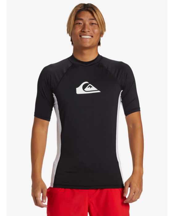 Quiksilver - UV-surf T-shirt voor heren - Everyday - Korte mouw - UPF50+ - Zwart