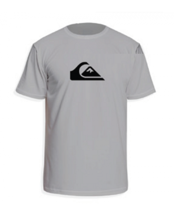 Quiksilver - UV Surf T-shirt voor jongens - Solid Streak Korte mouw - UPF50 - Gray Violet - Grijs