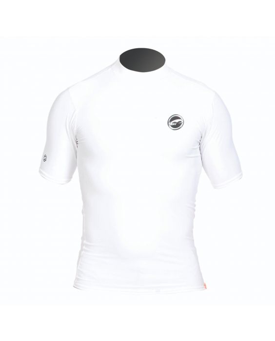 Prolimit - Zwemshirt voor heren met korte mouwen - Wit