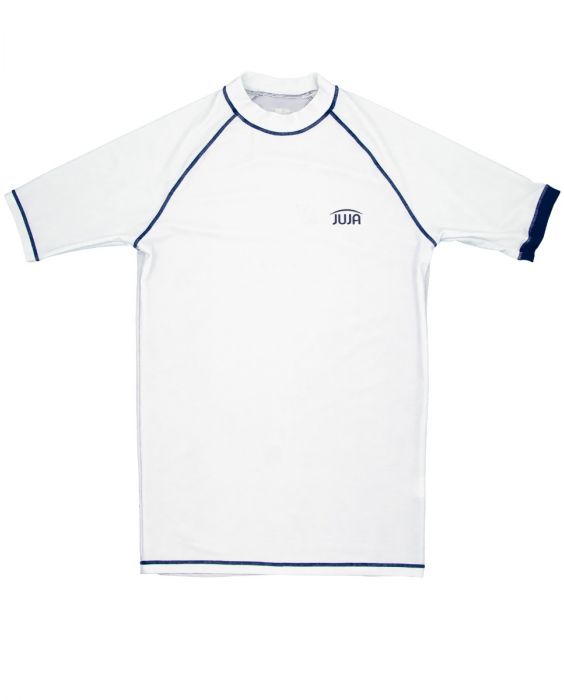 JUJA - UV-Zwemshirt met korte mouwen voor mannen - UPF50+ - Solid - Wit
