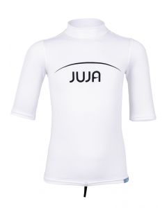JuJa - UV-zwemshirt korte mouwen kinderen - wit - Voorzijde