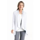 Coolibar - UV Sun Wrap Vest voor dames - Marietas - Wit