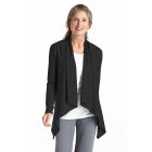 Coolibar - UV Sun Wrap Vest voor dames - Marietas - Zwart