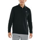 Coolibar - UV Sport Polo voor heren - Longsleeve - Erodym Golf - Zwart