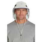 Coolibar - Universele UV Hengelsportpet voor heren - Calec - Steen/Navy
