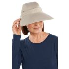 Coolibar - UV Afritsbare Zonneklep voor dames - Bel Aire - Naturel