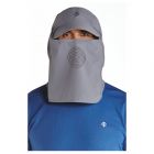 Coolibar - UV Sportcap met nek- en gezichtsbedekking voor heren - Logan - Carbon
