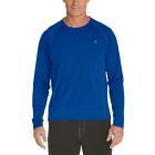 Coolibar - UV zwemshirt lange mouwen heren - blauw