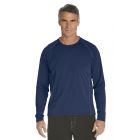 Coolibar - UV zwemshirt lange mouwen heren - donkerblauw