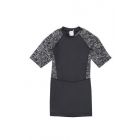 O'Neill - UV-shirt met korte mouwen voor dames - Extra lang - Mix - Zwart