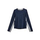 Coolibar - UV-rashguard voor jongens - Ultimate - Line Texture - Navy