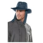 Coolibar - Multi inzetbare UV Hoed met nekflap voor volwassenen - Boating - Donkerblauw