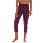 Coolibar - UV High-Rise Yoga Capri voor dames - Asana - Effen - Paars