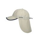Hatland - UV pet met nekflap voor heren - Stone - anti-muggen - Beige
