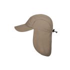 Hatland - Verkoelende UV pet met nekbescherming voor heren - Malcolm - Beige
