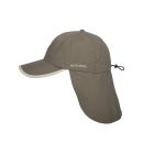 Hatland - UV pet met nekflap voor heren - Stone - anti-muggen - Olijfgroen