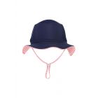 Snapper Rock - UV zonnehoed voor baby's - Wit/Rood - Navyblauw