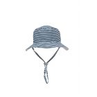 Snapper Rock - UV Bucket hat voor kinderen - Gestreept - Blauw/Wit