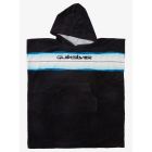 Quiksilver - Badcape met capuchon voor jongens - Zwart & blauw