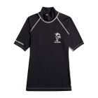 Billabong - UV-rashguard voor dames - Korte mouw - Logo - Zwarte Kiezel