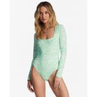 Billabong - One-piece zwempak met lange mouwen voor vrouwen - Lei Low - Lime Time