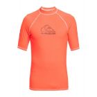 Quiksilver - UV-Zwemshirt met korte mouwen voor mannen - On tour  - Koraal