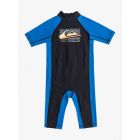 Quiksilver - UV Zwempak voor jongens - Thermo Spring Korte mouw - UPF50 - Jet Black - Zwart