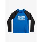 Quiksilver - UV Rashguard voor jongens - Next Gen Lange mouw - UPF50 - Snorkel Blue - Blauw