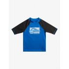 Quiksilver - UV Rashguard voor jongens - Next Gen Korte mouw - UPF50 - Snorkel Blue - Blauw