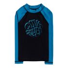 Quiksilver - UV-zwemshirt voor jongens - Longsleeve - Bubble Trouble - Zwart