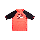 Quiksilver - UV-Zwemshirt met korte mouwen voor jongens- Next gen - Koraal