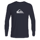 Quiksilver - UV-Zwemshirt met lange mouwen voor jongens - Solid - Donkerblauw