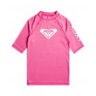 Roxy - UV Rashguard voor meisjes - Whole Hearted - Korte mouw - Pink Guava