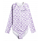 Roxy - Zwempak voor meisjes - Magical Waves - Lange mouw - Purple Rose Flower Box